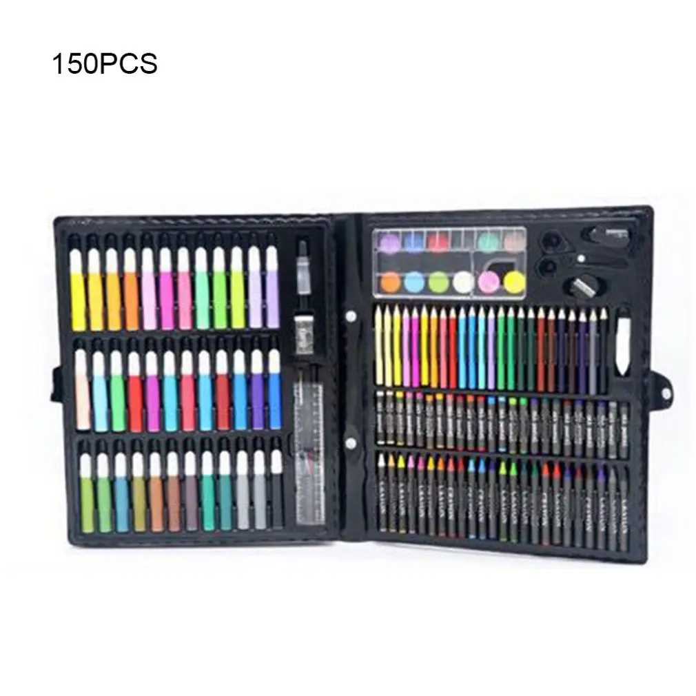 abocetar o kolorieren colorear ARVIDSSON Negro lápices de colores y lápices de colores Set Un regalo ideal para niños con 24 brillantes de lapiceros con diferentes colores para pintar 