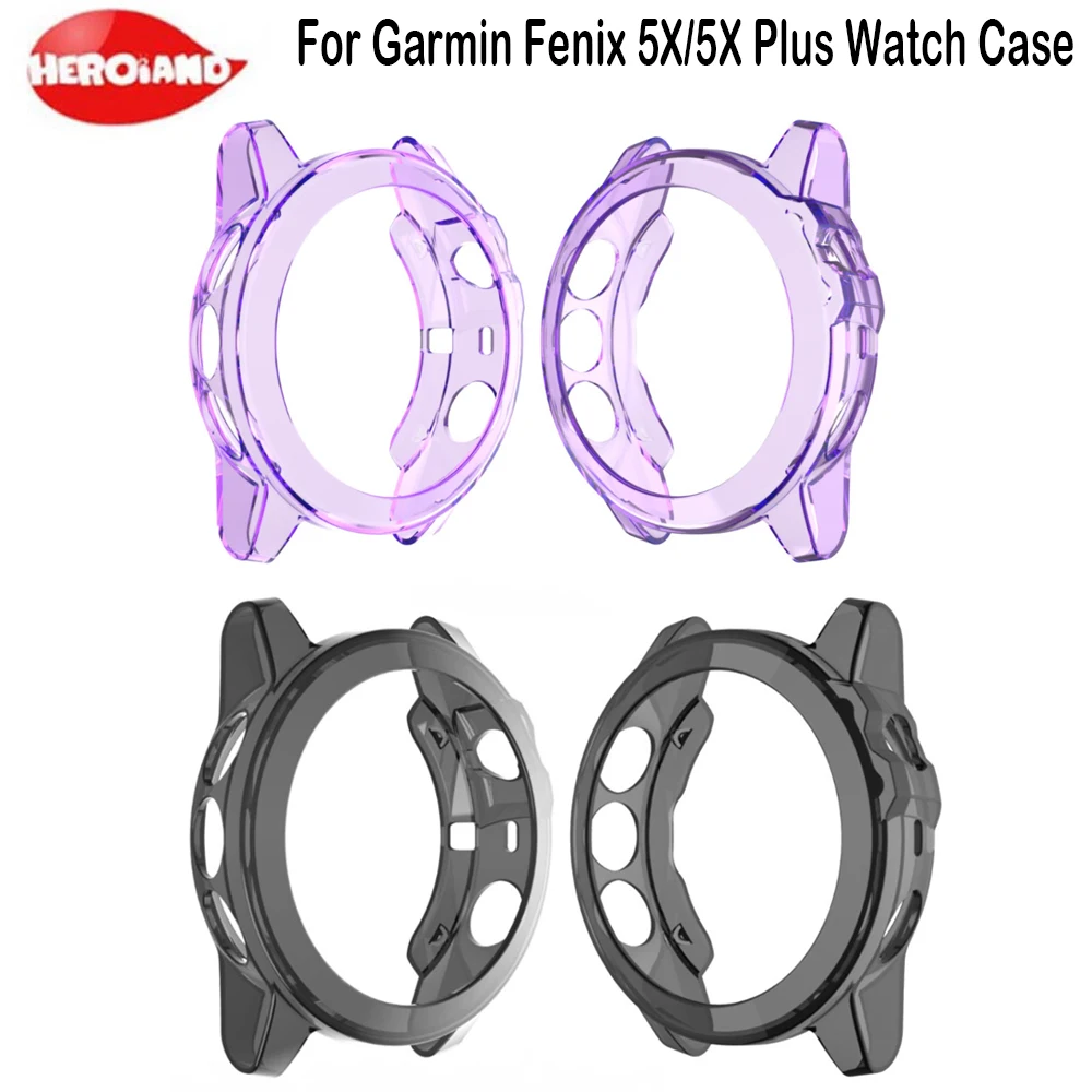 

Silicone Protector Case Protective Shell For Garmin Fenix 5X Smart Watch Shell case For Garmin Fenix 5X Plus Watch case Frame