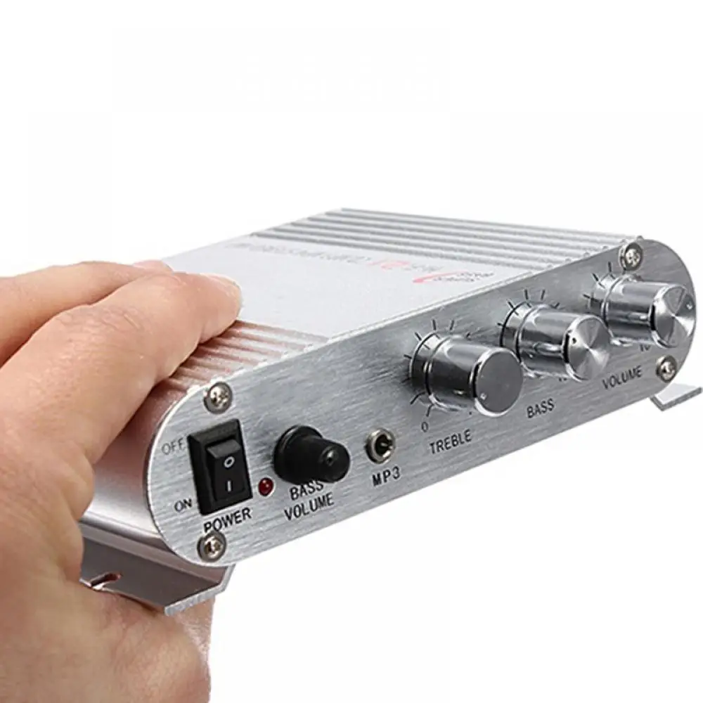 Amplificador de Som Amplificador de Áudio Suporte para Super Portátil Canais Hi-fi Estéreo Home Theater Graves 200w 3 - Image 2