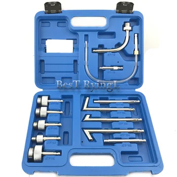 

13Pcs Oil Refill Filling Adaptor Set CVT Transmission Service Adapter ATF Adapters Transmission Oil Refilling Tool