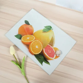 

Factory Sales Tempered Glass Kitchen stuff Cutting Board portable Multi-style Easy Clean Non-Slip Fruit Vegetable Meat plate