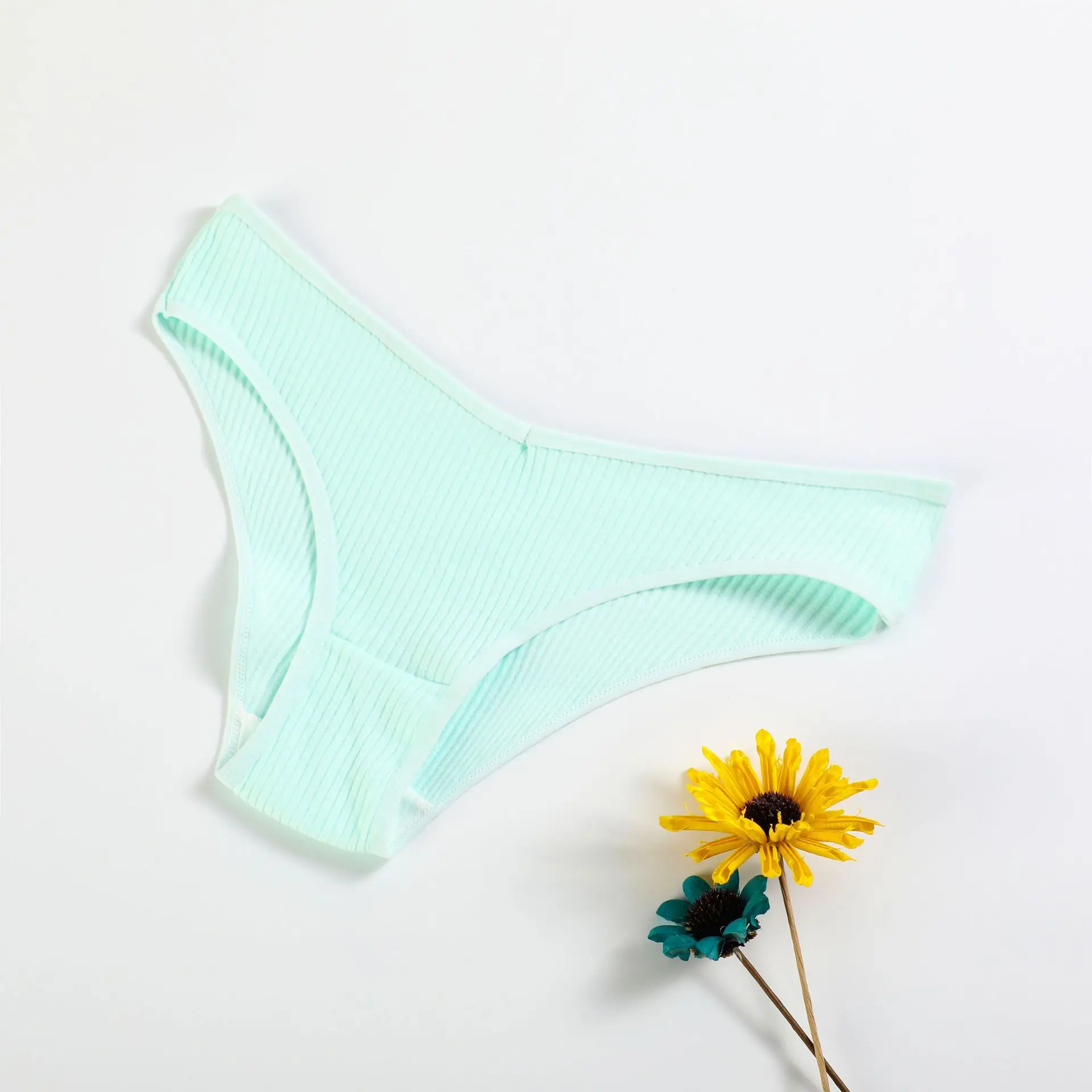 Comfortable Underwear for Women Low Waist Comfy Panties Cute Floral  Underpants Breathable Low Rise Tangas Stretch Mint Green : :  Clothing, Shoes & Accessories