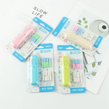 

Electric Eraser Battery Automatic Leather Stationery School Supplies Children Gift Material Escolar