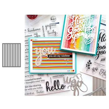 

2020 Metal Cutting Dies Scrapbooking background craft Card Making Embossing Rectangular Pattern