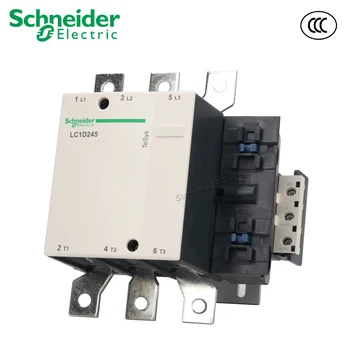 

245A AC Contactor 132KW-380V 3P 50Hz 220V 380V AC Coil Voltage 3NO LC1D AC3 Motor Control Contactors Schneider LC1D245Q5C