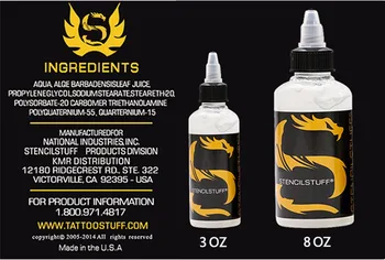 

Professional Tattoo Transfer Gel Stencil Primer Stuff Cream Body Art Tools Safe Skin-friendly Mild Formula Stencil Stay