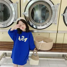 Новое Стильное плотное платье для девочек модные зимние платья для маленьких девочек детская одежда От 1 до 6 лет