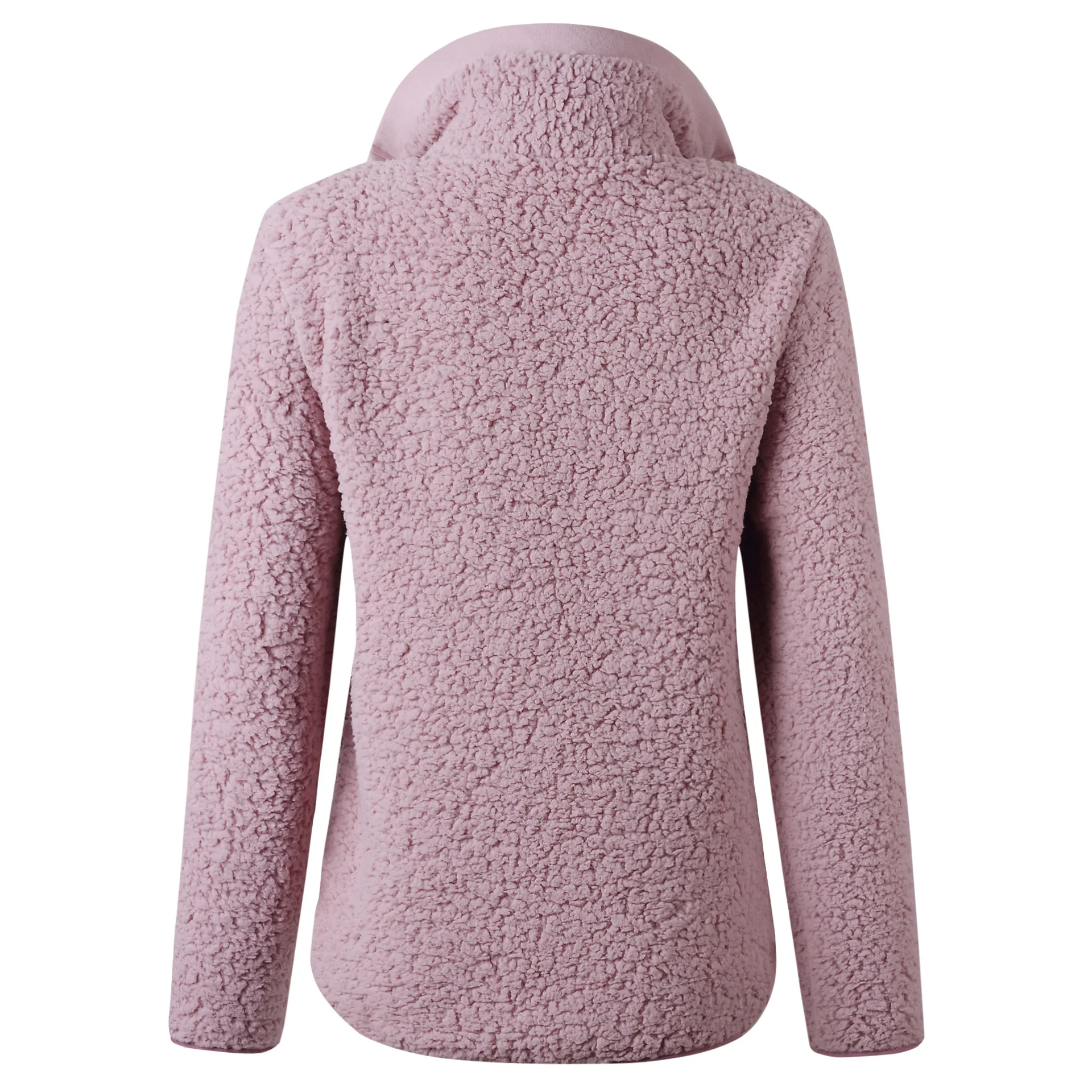 Women Fleece Sweatshirt Autumn Winter Casual Oversized Fluffy Hoodie Women Christmas Zip Up Faux Fur Hoody Ladies Pullover