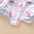0-5Y Kids Baby Girls Swimsuits 2021 Summer Children Ruffle One Piece Bikini Swimwear Cake Printed Backless Girls Beachwear