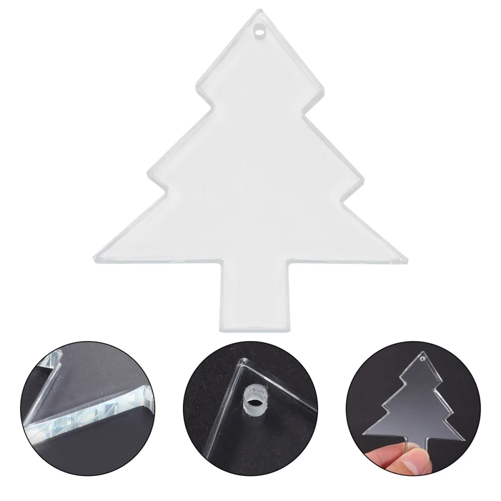

Clear Hanging Christmas Tree Ornaments Christmas Tree Pendants Decoration