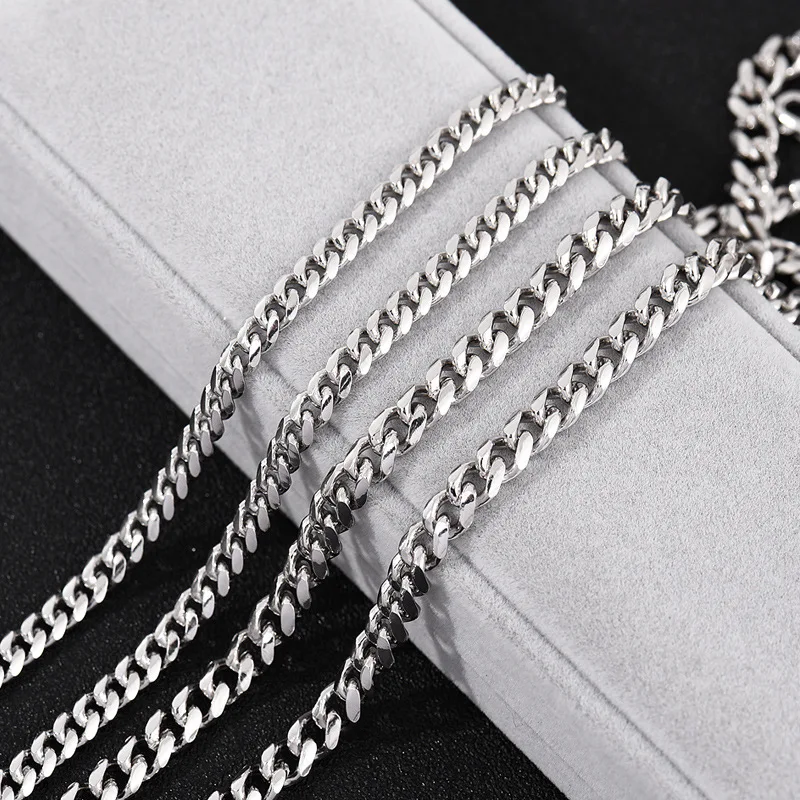 Horsewhip Chain Necklace | Thick Silver Chain S925 | Chain