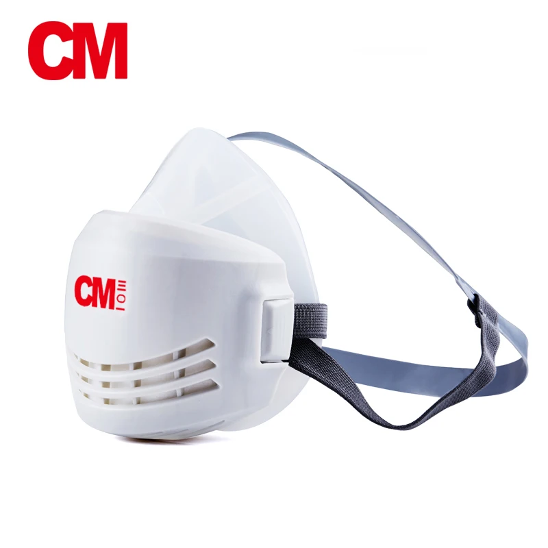 

Anti-Dust Respirator Mask Industry Half Face Paint Spray Gas Mask Protective Particles KN95 Filters Silicone Body Constructions