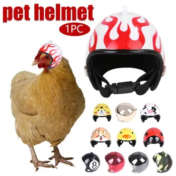 

1PC Hot Creative Hard Hat New Product Pet Supplies Funny Protection Chicken Helmet Hen Hard Hat Bird Hat Hood Chicken Accessory