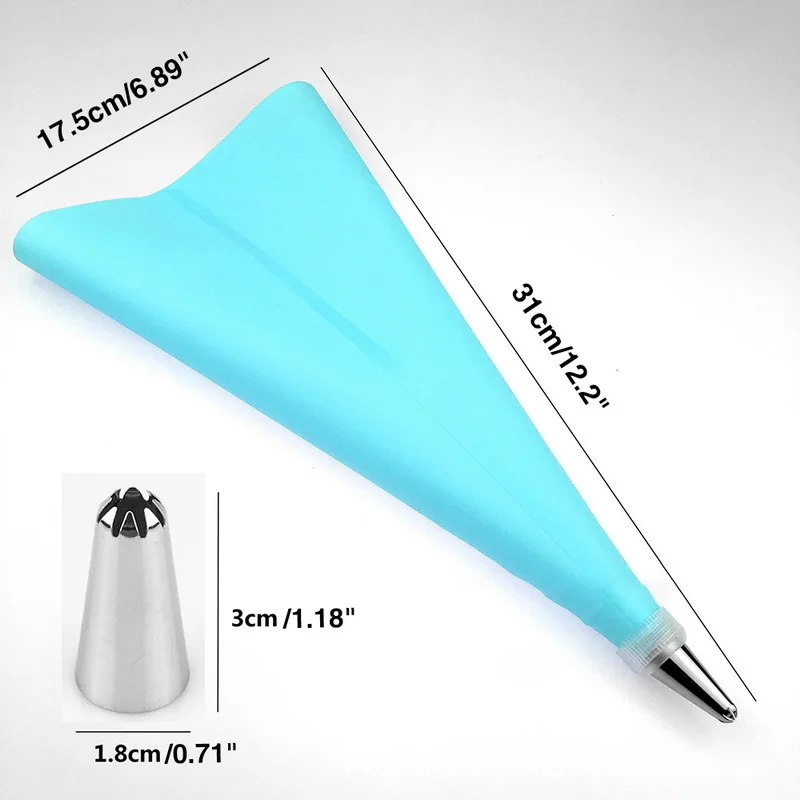 18 шт силиконовые формы для Обледенения Трубопроводов Сопла кондитерский мешок