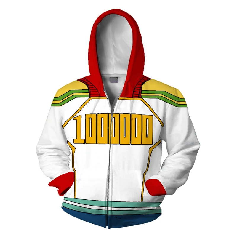 3D Printed My Hero Academia Hoodie Men Women Boko no Hero Academia Cosplay Costume Zipper Sweatshirt School Jackets - Цвет: 14