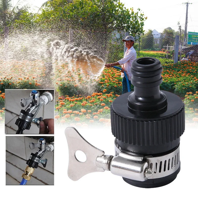 

Universal Water Tap Connector Garden Faucet Hose Nozzle Adapter Shower Irrigation Watering Fitting Pipe Car Washing Machine New