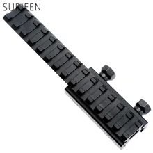 Тактический металлический 20 мм Пикатинни Вивер Rail Scope расширение QD длинный стояк крепление база адаптер конвертер для охоты и Skirmish Play