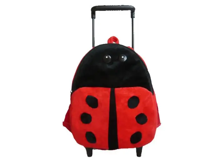 kindergarten baby school bag cartoon Rolling Backpack for school kids travel trolley backpack baby school bag with wheels 1
