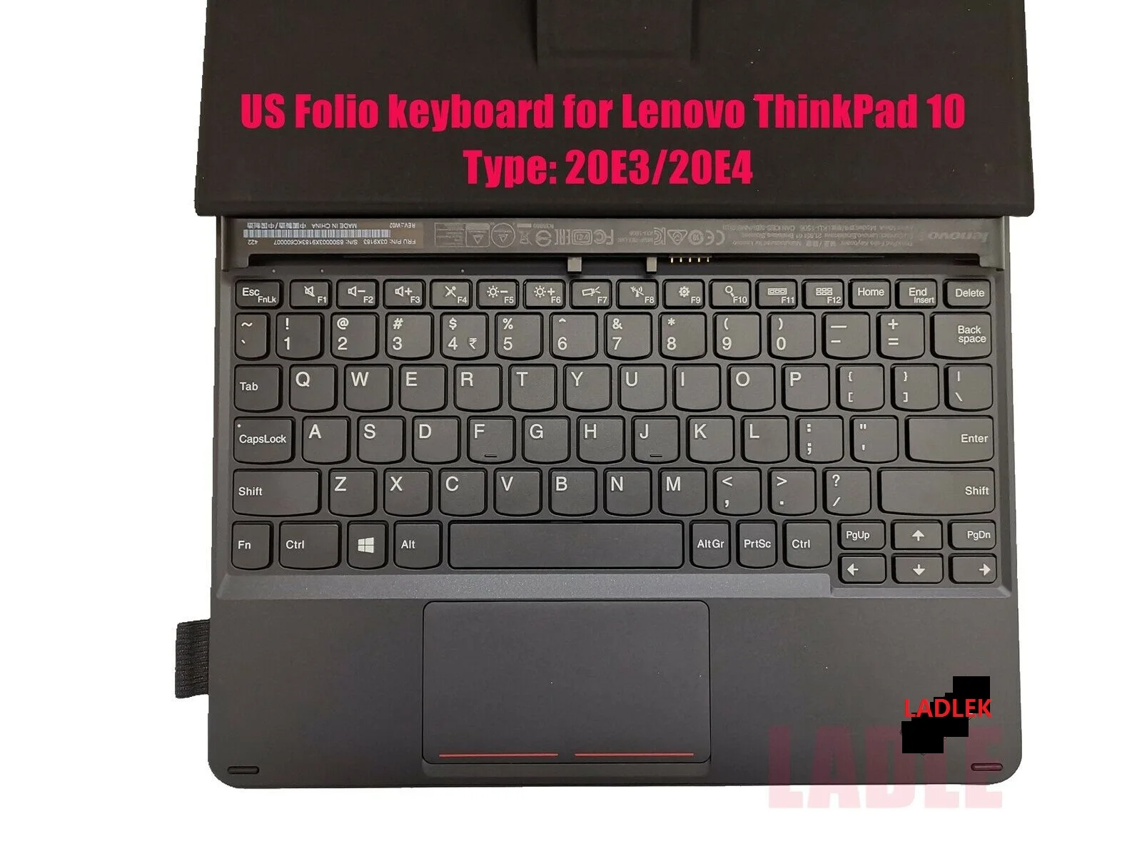 US Folio клавиатура для lenovo ThinkPad 10(тип 20E3/20E4) 03X9183/03X9176