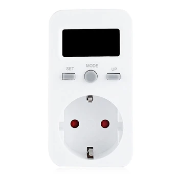 

Eu Plug Plug-In Digital Wattmeter Lcd Energy Monitor Power Meter Electricity Electric Swr Meter Usage Monitoring Socket (Eu Plug