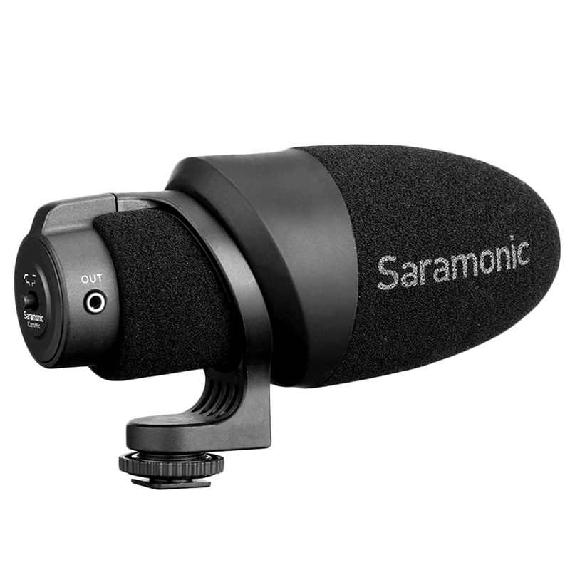 

Saramonic Cammic Lightweight On-Camera Microphone with Integrated Shock Mount & Windscreen for Dslr Canon Nikon Cameras