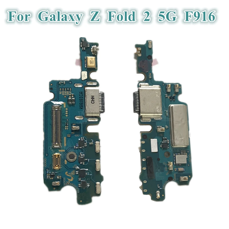 

1Pcs Original USB Charger Dock Connector Charging Port Microphone Flex Cable Board For Samsung Galaxy Z Fold 2 5G F916 F9160 W21