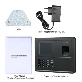 

TFT LCD Display Fingerprint Attendance System Employee Checking-in Recorder Attendance Clock TFT Attendance Machine