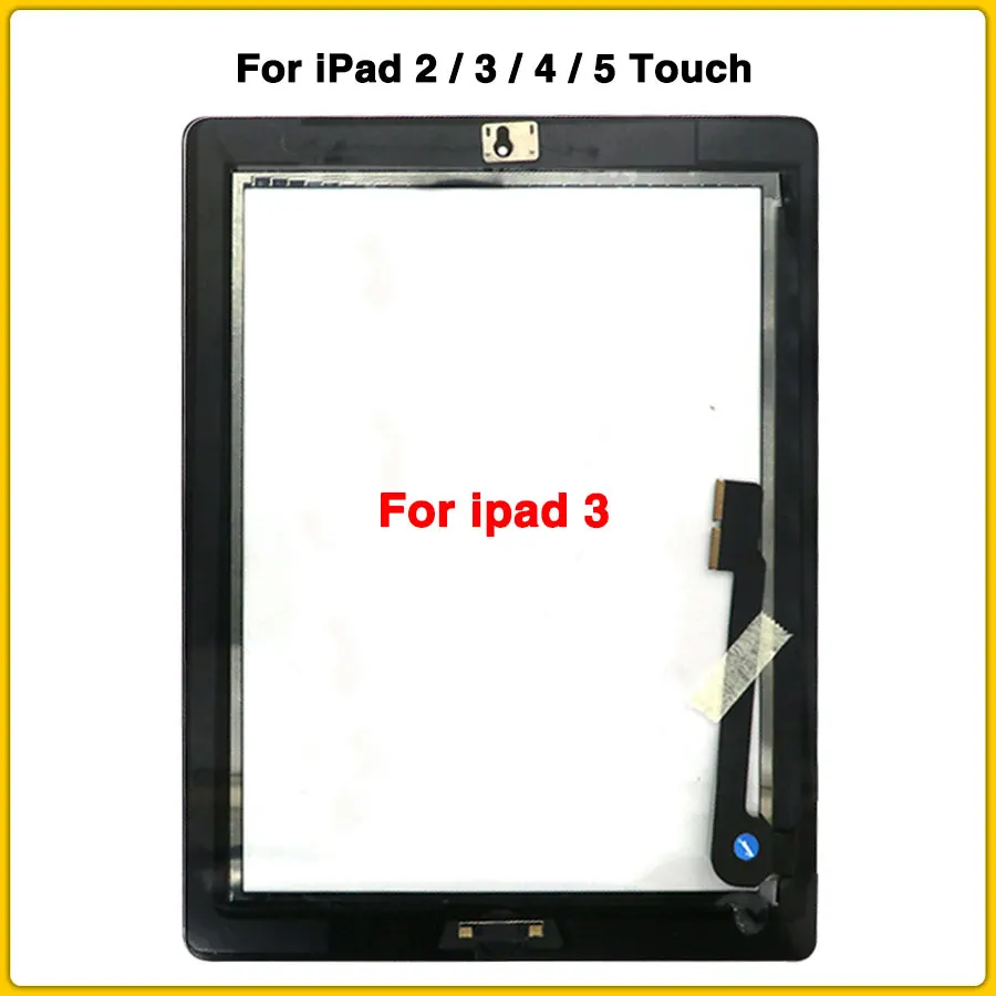 Новый сенсорный экран для IPad 2/3/4/5 A1395 A1403 A1458 A1474 панель дигитайзер Датчик Переднее
