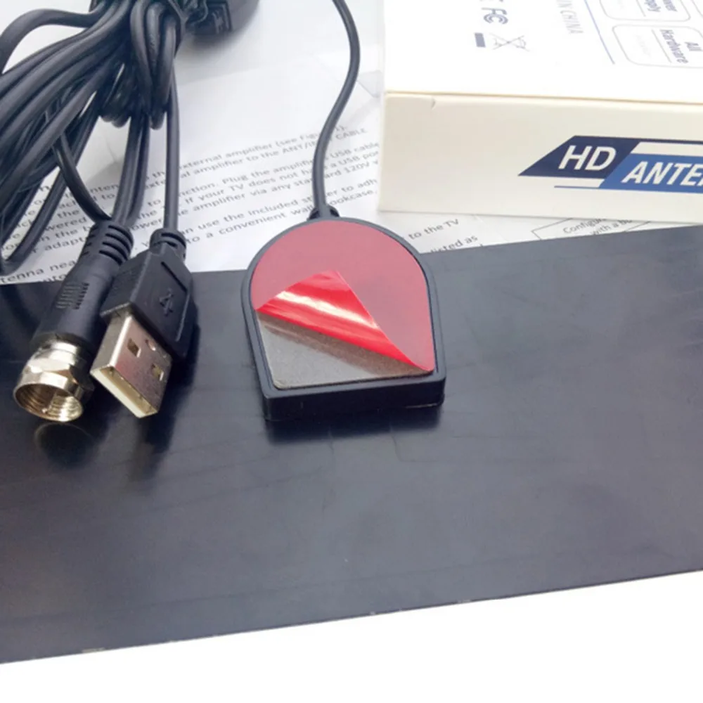 Полоса Форма в помещении HD усилитель сигнала цифровой ТВ антенна HD ТВ 80 км Диапазон VHF UHF tv приемник сигнала при разнесённом приёме с усилителем