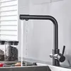 Multiple Colors Retail Oil Rubbed Bronze Deck Mounted Single Hole Two Handles Kitchen Mixer Faucet Drinking Faucet ► Photo 2/6