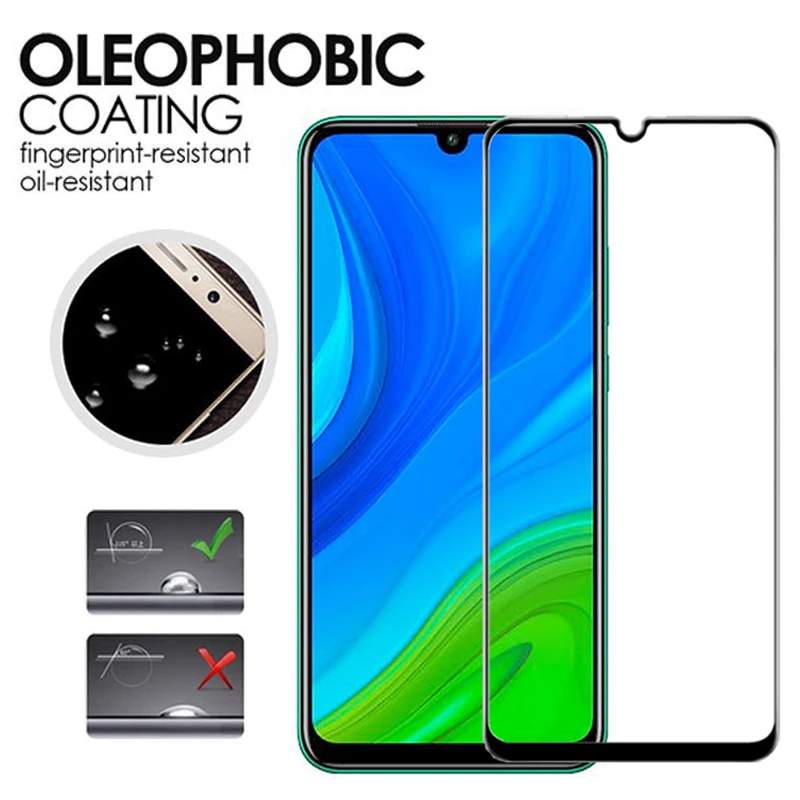 4 в 1 закаленное стекло для Huawei P Smart Защита экрана 2018 полное покрытие камеры PSmart Z Y5P