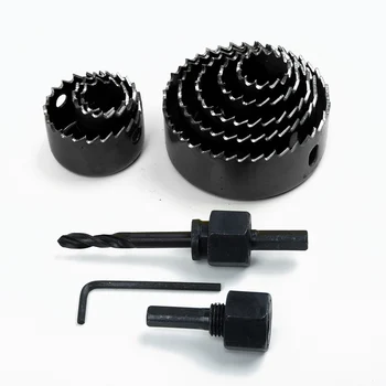 

Durable Part Hole Opener Working Household Casual Portable 8Pcs Carbon Steel Woodworking Home Garden Supplies