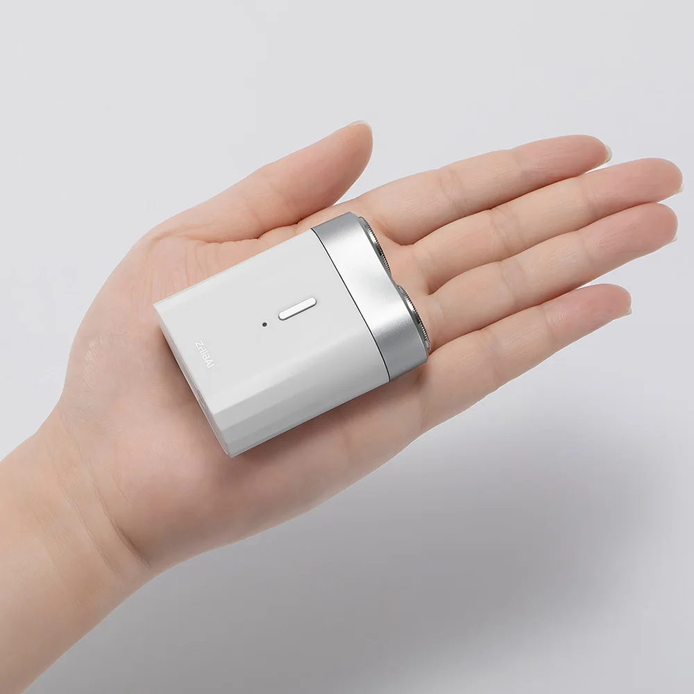 Xiaomi zhibay Mihome USB перезаряжаемая мини-Мужская электрическая бритва Водонепроницаемая электробритва с двойным кольцом