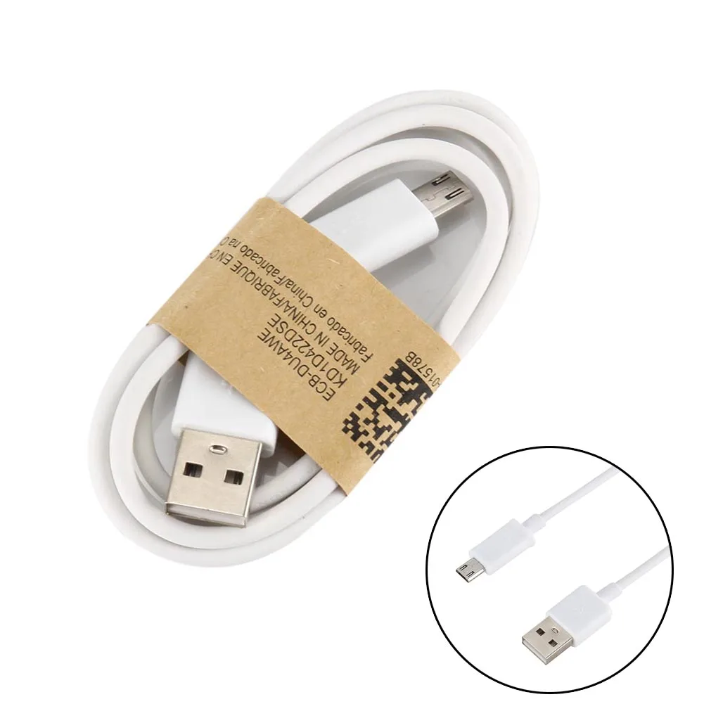 Белый Кабель Micro USB для быстрой зарядки кабель для передачи данных зарядный кабель для телефона samsung Xiaomi Huawei Android AS99 - Цвет: Белый