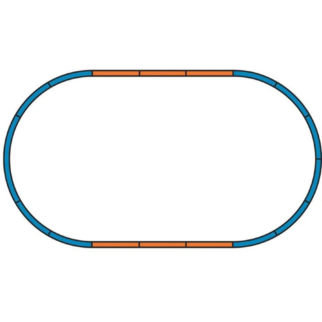 Piko 55365 set of substrates for rail track A and 4 straight rails , Transport, Toy vehicles, Scooters, sports, outdoor activities, nature walks, ...