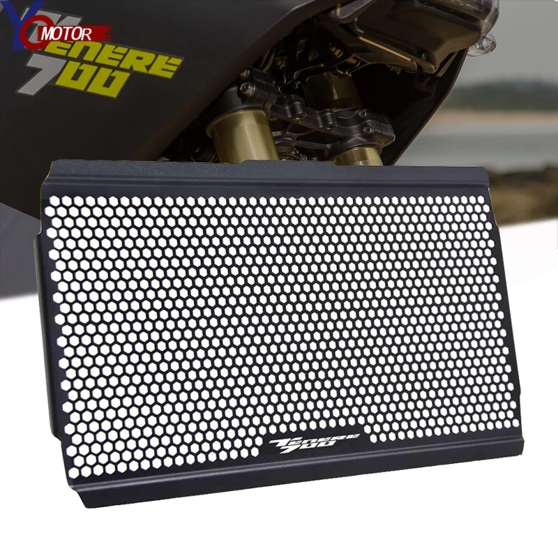 Новая Черная Защита радиатора для Yamaha Tenere 700 XTZ700 2019-2021 2020 алюминиевая защитная