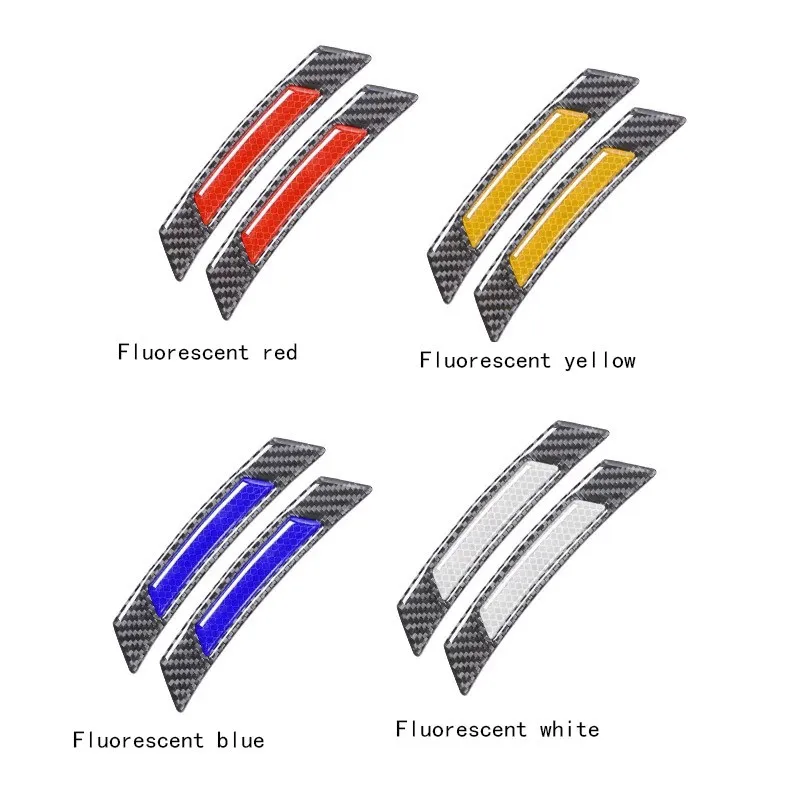 4 шт. флуоресцентная Автомобильная открытая светоотражающая лента