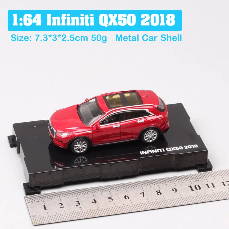 1/64 весы мини Paudi Infiniti qx60 qx50 qx30 Q60 SUV роскошный кроссовер coupe литье под давлением и модели автомобилей игрушка подарок для коллектора - Цвет: Qx50 2018 red