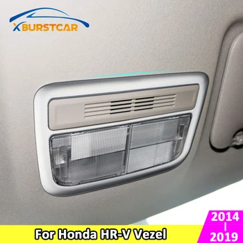 

Car Styling For Honda HRV HR-V Vezel 2014 - 2019 Reading Light Covers Stickers trim decoration roof Interior auto accessories