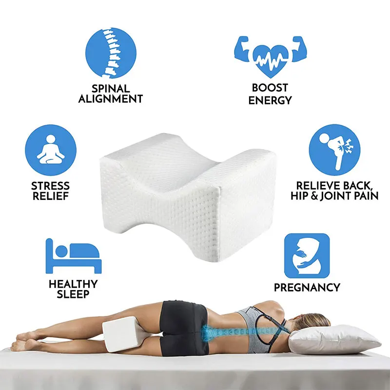 Подушка на колене с эффектом памяти, облегчающая боль, подушка для сна между ног, подушка для кровати, Выравнивающая позвоночник, Подушка для беременных, подушка для поддержки ног