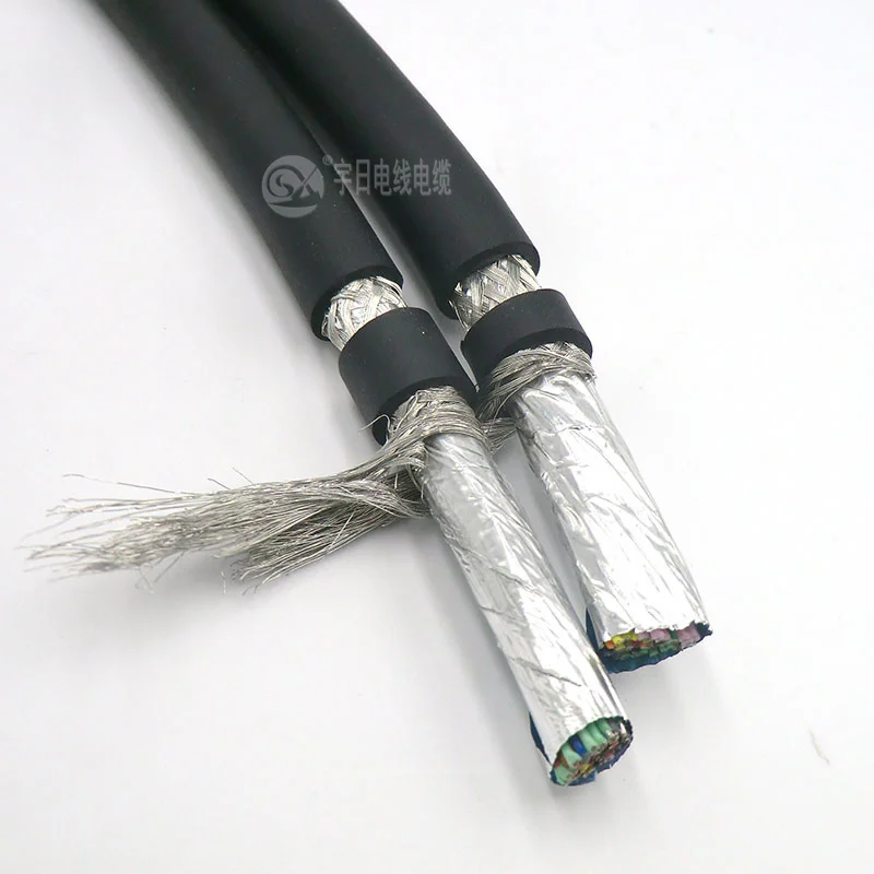Гибкий кабель управления IO 50 ядер 0 08 мм² 28 AWG экранированная витая пара проводов с