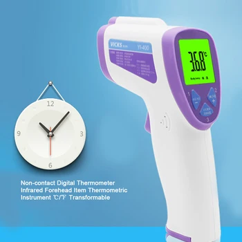 

Non-contact Digital Infrared Thermometer termometro infrarojo Digital Forehead Thermometric Instrument Transformable Termometro