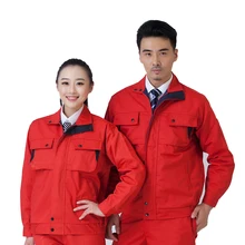 Рабочие комплекты одежды для мужчин и женщин Рабочая одежда куртки+ брюки осень с длинными рукавами ремонт автомобилей механическое производство рабочие униформы