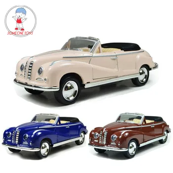 

1:32 Classic SPYDer Car Model Alloy Pull Back Vintage Car Toys 1955 Corvette Diecast Vehicles Toys for Kids Boys Girls Toys Gift