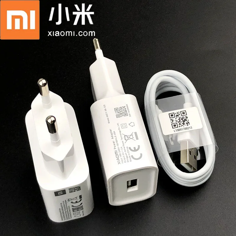 Оригинальное зарядное устройство Xiaomi Redmi 7 5 В/2 А настенное адаптер питания Usb