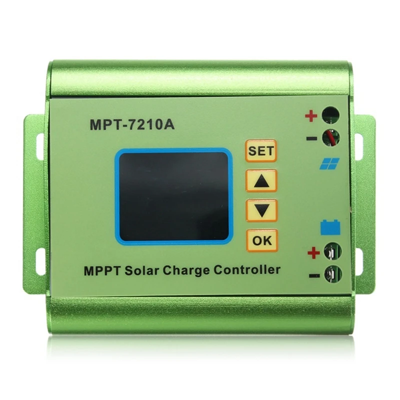 

24/36/48/60/72V 10A DC-DC Boost LCD MPPT Solar Regulator Charge Controller 7210A