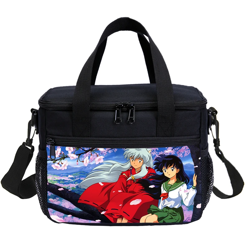 Малый мешок обеда для мальчиков девочек мода мультфильм аниме Inuyasha 3D печать мешок льда Термоизолированный ланчбокс для пикника Sac основной - Цвет: DODIB4076310-S343