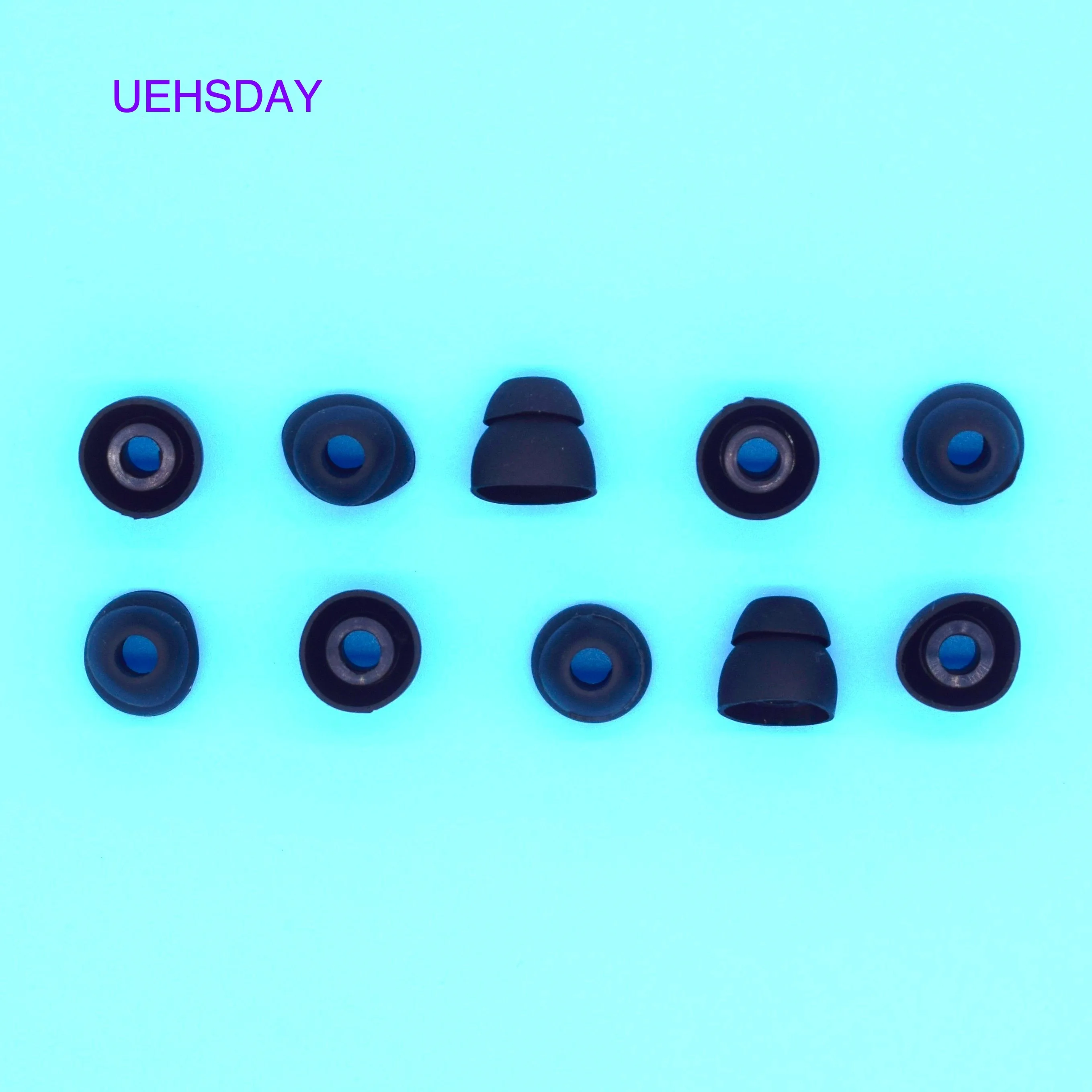 10Pcs Doppia Flangia Eargels Ear Consigli Per Skullcandy Razer Powerbeats 3 Auricolari Cuffie Auricolari Di Ricambio Auricolari