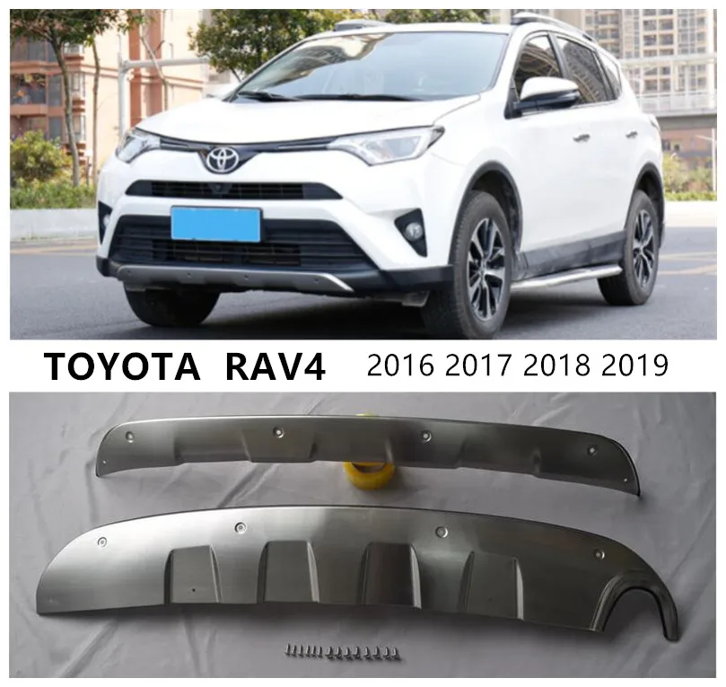 Защитная пластина для переднего и заднего бампера TOYOTA RAV4 2016 2017 2018 2019