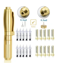 0,3/0,5 мл гиалуроновая ручка высокого давления гиалуроническая ручка без игл мезо распылитель гиалурон пистолет для губ лица увеличение тела